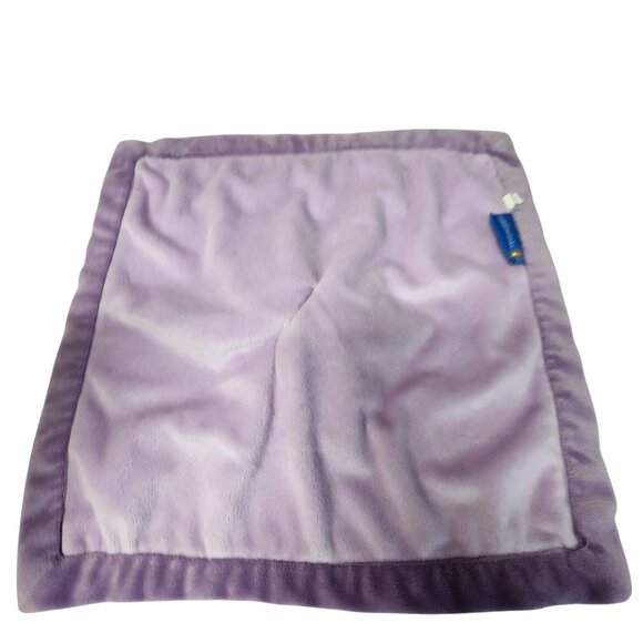 Tiddliwinks Baby Security Blanket With Butterfly Applique 12"x12" Lavender - Picture 2 of 3